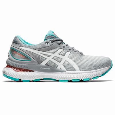 Női Asics Gel-Nimbus 22 (D) Futócipő AS6918735 Szürke/Fehér